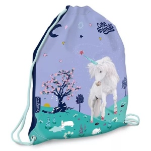 Geantă sport cu șnur Cute Animals Unicorn - Ars Una