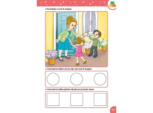 Caiet educativ de matematică pentru grupa mică, cu activități interactive și exerciții care dezvoltă gândirea logică, atenția și primele noțiuni matematice ale copiilor.
