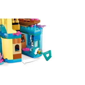 LEGO Disney Princess Minipalatul magic al lui Ariel 43285 cu palat, grotă, barcă și personaje Ariel, Flounder și Sebastian pentru joacă imaginativă.
