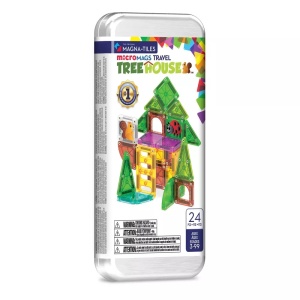 MAGNA-TILES microMAGS Tree House Travel Set – Set Magnetic de Călătorie Inspirat din Natură
