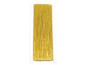 Playbox Elastic auriu – fir elastic decorativ 50 m, auriu metalic, ideal pentru bijuterii handmade, brelocuri și proiecte art & craft.