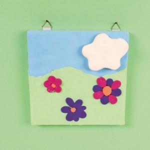 Playbox Hanging Tabs – set 50 bucle autoadezive Ø 30 mm, din bumbac și metal, pentru agățarea tablourilor și creațiilor handmade.