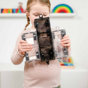 Set de constructie 50 piese Rainbow Transport Pack Connetix - Img 5