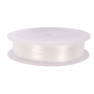 Șnur elastic alb pentru brățări și coliere - Playbox