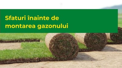 Sfaturi înainte de montarea gazonului
