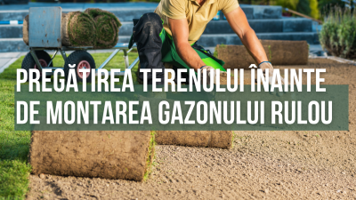 Pregătirea terenului înainte de montarea gazonului rulou