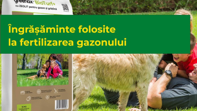 Îngrășăminte folosite la fertilizarea gazonului