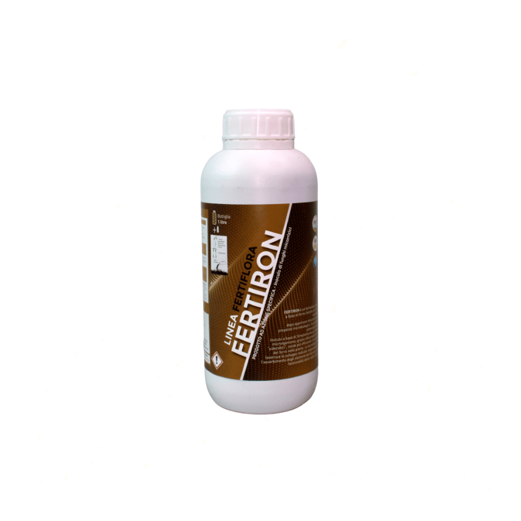 Ingrasamant foliar pentru gazon FERTIRON 1 litru, verde instant, acoperire 2000 mp2, fier+alge+micro organisme, verde instant si sanatos
