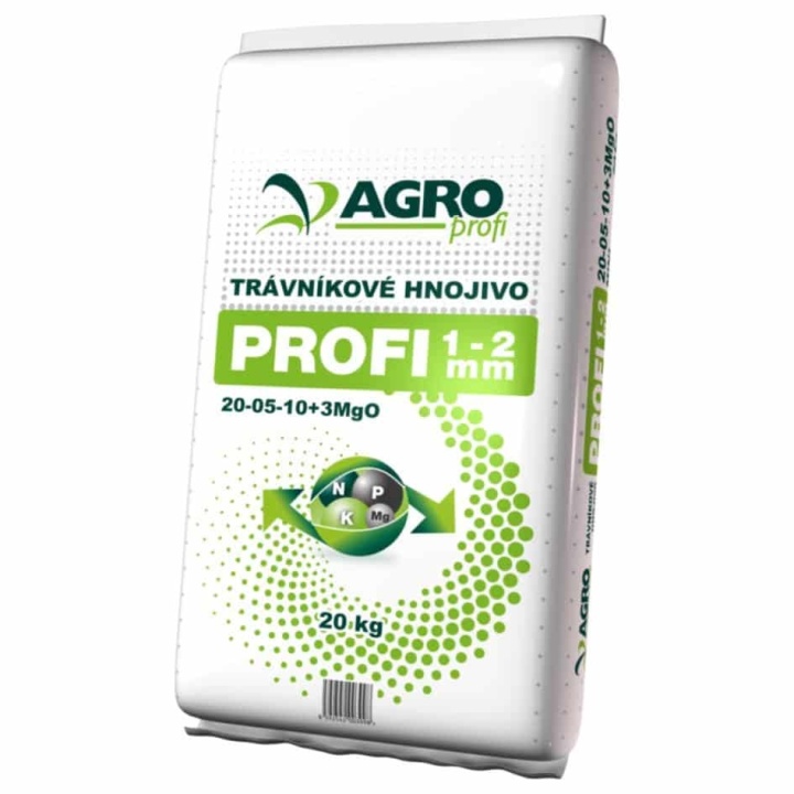 Îngrășământ pentru gazon de Primăvară AgroProfi 20-05-10+3MgO, 800 mp2, 20 kilograme, granulă completă cu efect rapid, 1-2 mm