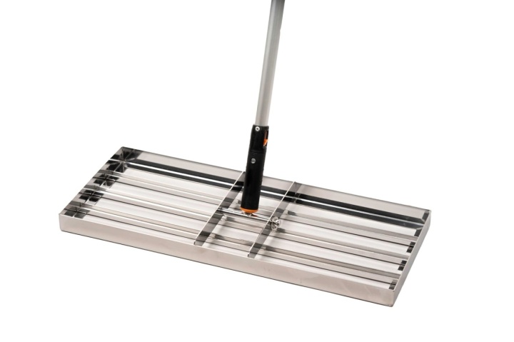 Nivelator profesional pentru gazon Greenax StrongLevel 160 x 60 x 25 cm, aluminiu & inox, nivelare și topdressing