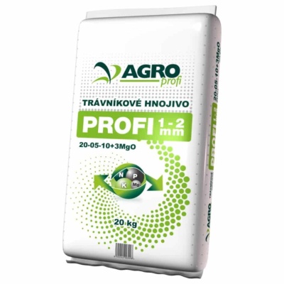 AgroProfi Primăvară – Îngrășământ Gazon 20‑05‑10 + 3 MgO, 20 kg, până la 800 m², Granule Fine 1‑2 mm, Efect Rapid