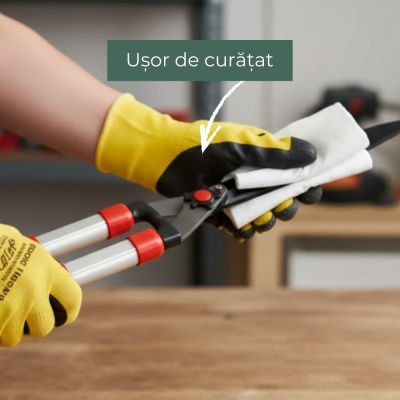 Foarfecă pentru gard viu, 60 cm, arbuști mici, Kamikaze Garden KM-30, made in Spain - Img 5