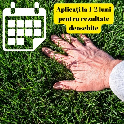 Îngrășământ organic pentru gazon Greenax BioTurf+, 10 kg, acoperire 200-350 mp2, fier, acizi humici, acizi fulvici, alge marine - Img 7