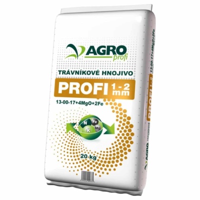 AgroProfi Toamnă – Îngrășământ Gazon 13‑00‑17 + 4 MgO + 2 Fe, 20 kg, până la 800 m², Granule Fine 1‑2 mm, Efect Rapid