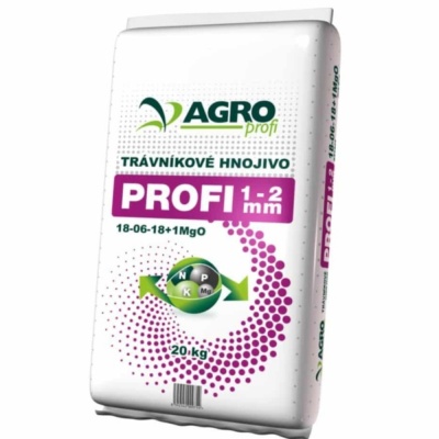 AgroProfi Vară – Îngrășământ Gazon 18‑06‑18 + 1 MgO, 20 kg, până la 800 m², Granule Fine 1‑2 mm, Efect Rapid