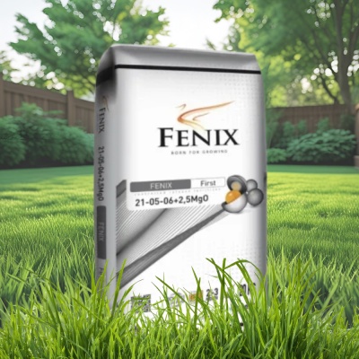 Fenix First – Îngrășământ Profesional Gazon 20 kg, NPK 21‑05‑06 + Mg, Eliberare Controlată XCU, Verde Intens și Rezistent, Acțiune 2‑3 Luni - Img 6