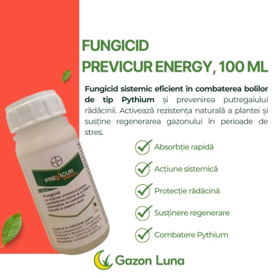 Fungicid pentru gazon, PREVICUR ENERGY, pentru combaterea bolilor gazonului - 100 ml - Img 2