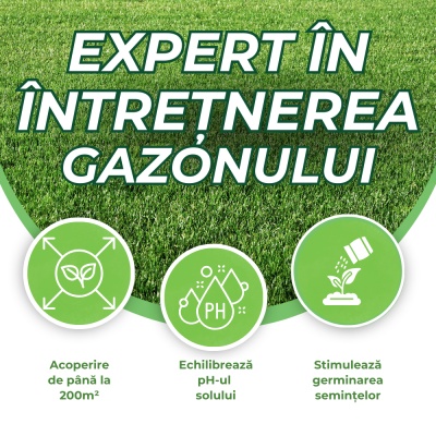 Greenax Pro START – Îngrășământ Profesional Gazon 5 kg, NPK 12-22-10 + Fe & S, Nutriție Constantă 4-6 Săptămâni pentru Montare Rulou și Însămânțare - Img 4