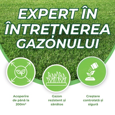 Greenax Premium Vară – Îngrășământ Gazon 5 kg, NPK 19‑0‑19 + 3 MgO, Eliberare Controlată pentru Nutriție de Vară, 150‑200 m² - Img 4