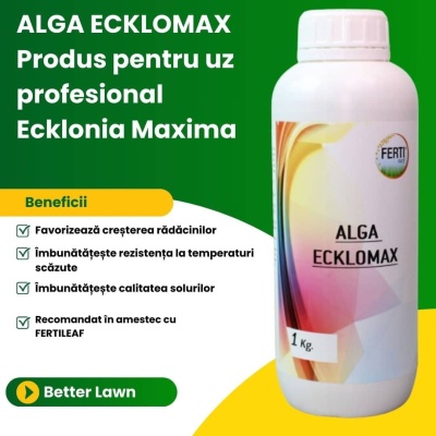 Îngrășământ foliar pentru gazon ALGA ECKLOMAX, 1 litru, acoperire 2000 mp2, alge ECklonia Maxima+aminoacizi - Img 5