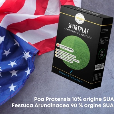 Semințe de gazon profesionale Padana© SportPlay, 1 kg, verde închis, rezistență la seceta, rezistență la călcare, permite tăieri joase - Img 5