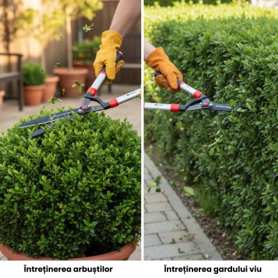 Foarfecă pentru gard viu, 60 cm, arbuști mici, Kamikaze Garden KM-30, made in Spain - Img 6