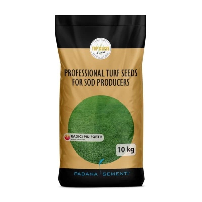 Semințe de gazon profesionale Padana© SportPlay, 10 kg, verde închis, rezistență la seceta, rezistență la călcare, permite tăieri joase - Img 1