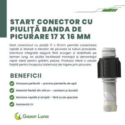 Start conector banda de picurare 17 x 16 mm - Img 2
