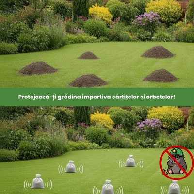 ByeBye – Set 2 Pastile Anti-Cârtițe și Orbete, Acțiune Naturală 3 Luni, Non-Toxic pentru Animale de Companie, Protecție Grădină - Img 4