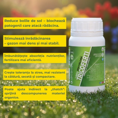 Fungicid BIO cu Trichoderma&Micorize Tricoferti, protecție la Rhizoctonia, Sclerotinia și Pythium, 250 ml - Img 5