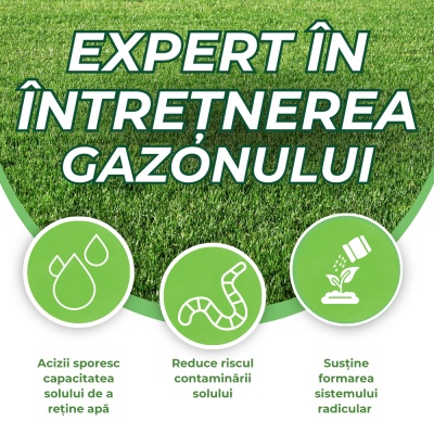 Greenax BioTurf+ – Îngrășământ Organic Gazon 10 kg, Fier, Acizi Humici & Fulvici și Alge Marine, Acoperire 200‑350 m², Nutriție Naturală și Verde Intens - Img 7