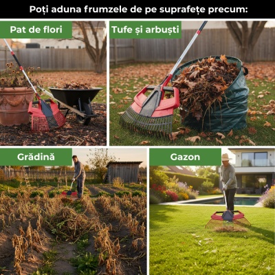 Greblă Detașabilă Multifuncțională Kamikaze 3-in-1 pentru Grădină - Img 5