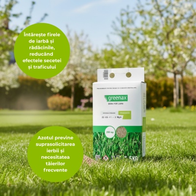 Greenax Premium Vară – Îngrășământ Gazon 5 kg, NPK 19‑0‑19 + 3 MgO, Eliberare Controlată pentru Nutriție de Vară, 150‑200 m² - Img 5