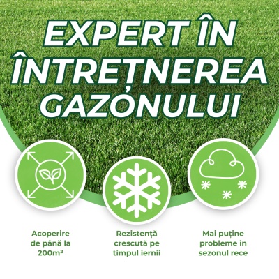 Greenax Premium Toamnă – Îngrășământ Gazon 5 kg, NPK 13‑00‑26 + 3 MgO, Eliberare Controlată pentru Pregătirea Gazonului pentru Iarnă, Acoperire ~200 m² - Img 4