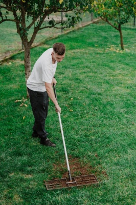 Nivelator profesional pentru gazon Greenax StrongLevel 160 x 60 x 25 cm, aluminiu & inox, nivelare și topdressing - Img 5