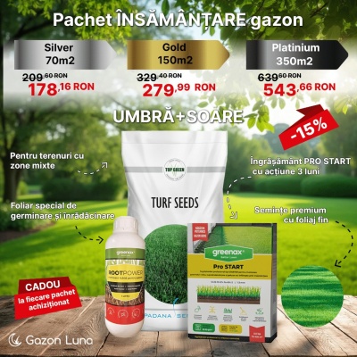 Pachet însămânțare gazon premium UMBRĂ - Img 1
