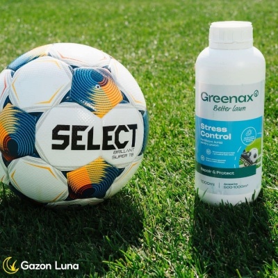Îngrășământ foliar pentru gazon Greenax STRESS CONTROL, recuperare după trafic, secetă, ploi, pregătește gazonul pentru iarnă, 1 litru - Img 3