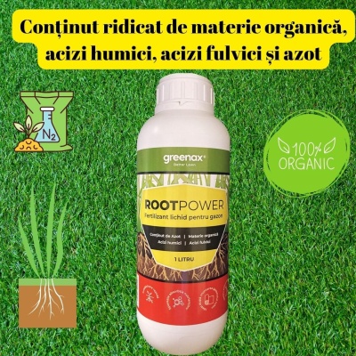 Îngrășământ foliar ROOTPOWER pentru montarea gazonului rulou, acizi humici, azot, materie organică, acizi fulvici - Img 4