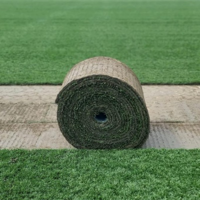 Rulouri de gazon premium LUNA XXL, sport, pentru terenuri de fotbal UEFA 0.75 x 15 metri ( preț pe metru pătrat) - Img 2