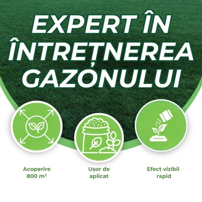 AgroProfi Toamnă – Îngrășământ Gazon 12‑05‑24 + 2 MgO, 20 kg, până la 800 m², Granule Fine 1‑2 mm, Efect Rapid - Img 4