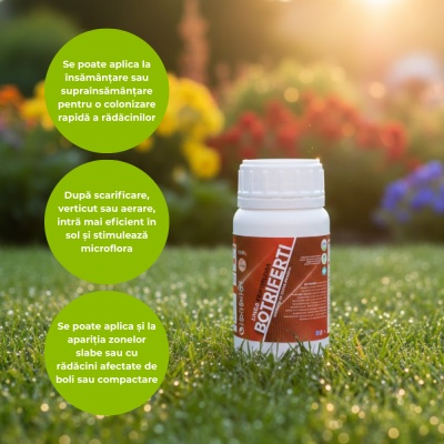 Biostimulator sol cu 30 % Micorize Botriferti, regenerare sol, creștere absorbție, 250 ml - Img 3