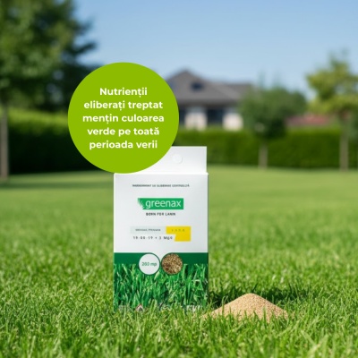 Greenax Premium Vară – Îngrășământ Gazon 5 kg, NPK 19‑0‑19 + 3 MgO, Eliberare Controlată pentru Nutriție de Vară, 150‑200 m² - Img 6