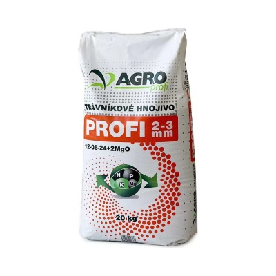 AgroProfi Toamnă – Îngrășământ Gazon 12‑05‑24 + 2 MgO, 20 kg, până la 800 m², Granule Fine 1‑2 mm, Efect Rapid