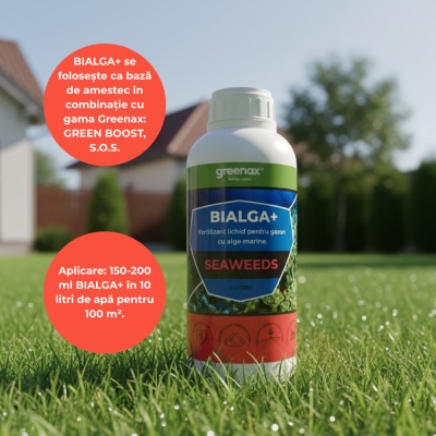 Greenax Bialga+ – Îngrășământ Foliar 1 L cu 15 % Alge Marine pentru Dezvoltare Rădăcini, Rezistență la Stres și Absorbție, Acoperire 1000 m² - Img 4