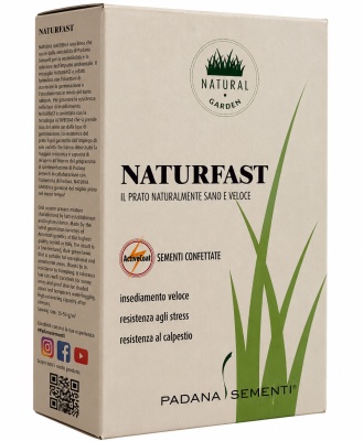 Semințe de gazon profesionale Padana© NaturFast, 1 kg, acoperire 28 metri pătrați, ultra rezistență la secetă