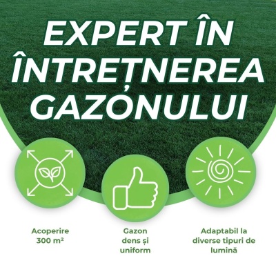Semințe de gazon profesionale Padana Prestige, 10kg, acoperire 300 metri pătrați, pentru parcuri și spațiii verzi, gazon dens și uniform, cu întreținere redusă - Img 6