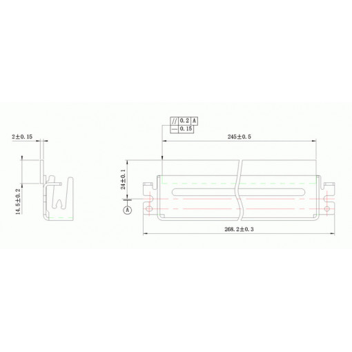 Wiper blade Lexmark E230/E250/E260 WB DC Select (KRK-LP118) ( cod original : E230, E260, E250 )
