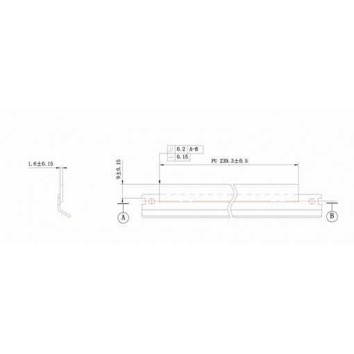 Wiper blade SAM ML1610 WB DC Select (KRK-LP137) ( cod original : ML1610 )