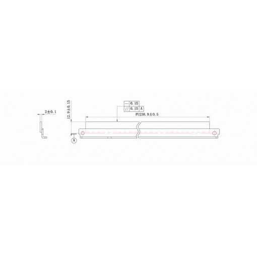Wiper blade SAM MLT-D305/D307/D309 WB DC Select (KRK-LP232) ( cod original : MLT-D305, MLT-D307, MLT-D309 )