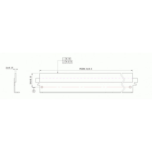 Wiper blade SAM MLT-D205 WB DC Select (KRK-LP222) ( cod original : MLT-D205 )